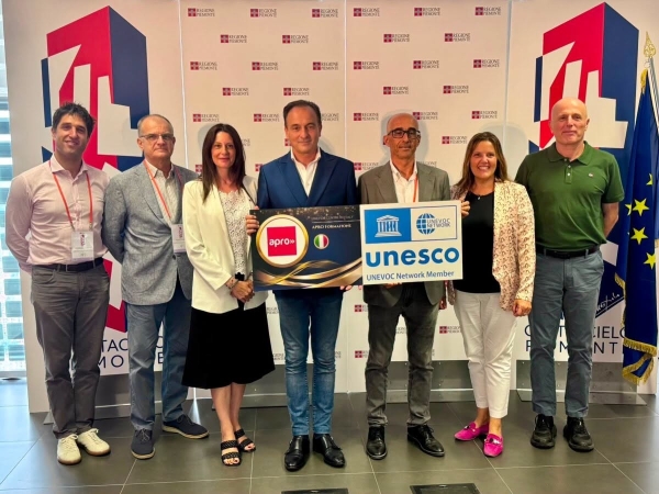 Riconoscimento UNESCO per Apro Formazione: in Regione consegnata la targa che celebra un'eccellenza piemontese di rilievo internazionale